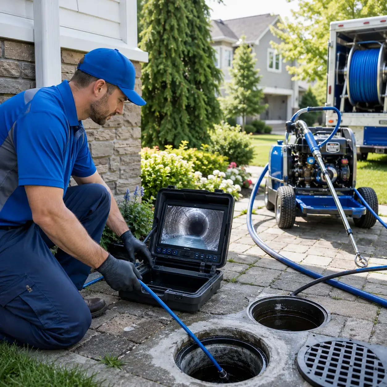 Outdoor drain cleaning professionals serving Bandana, KY